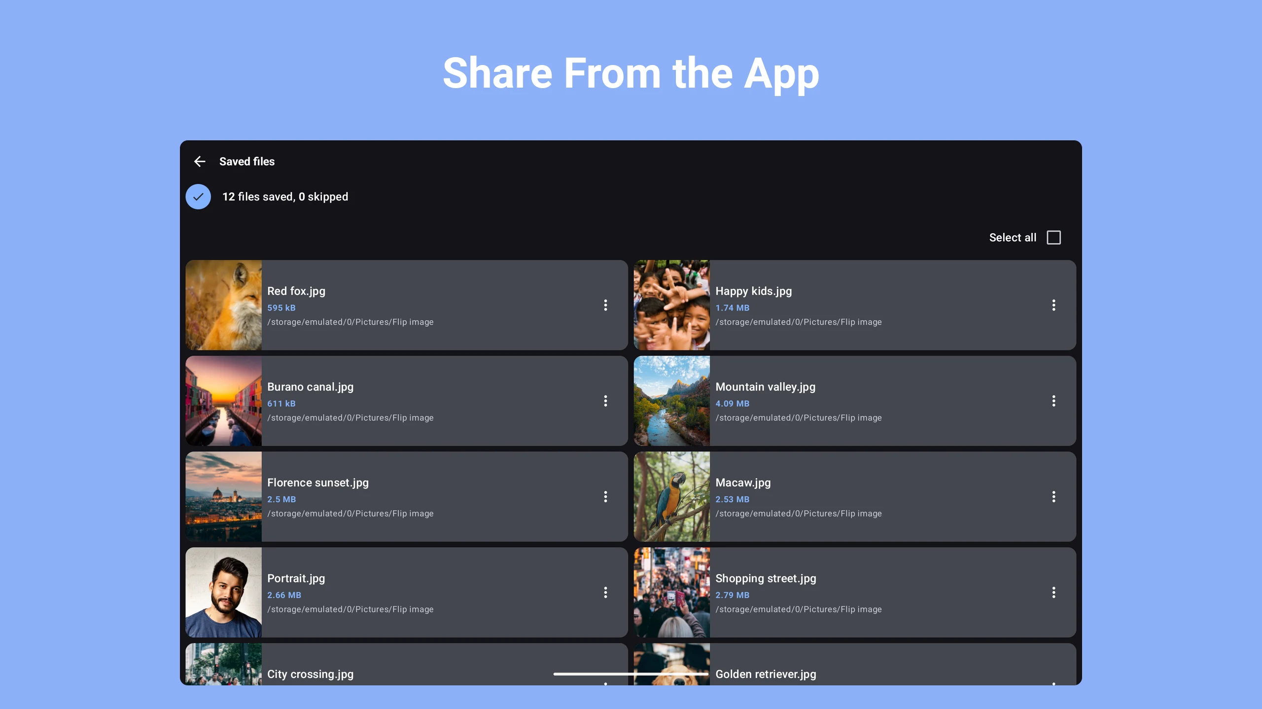 Flip Image - Mirror Photos screenshot