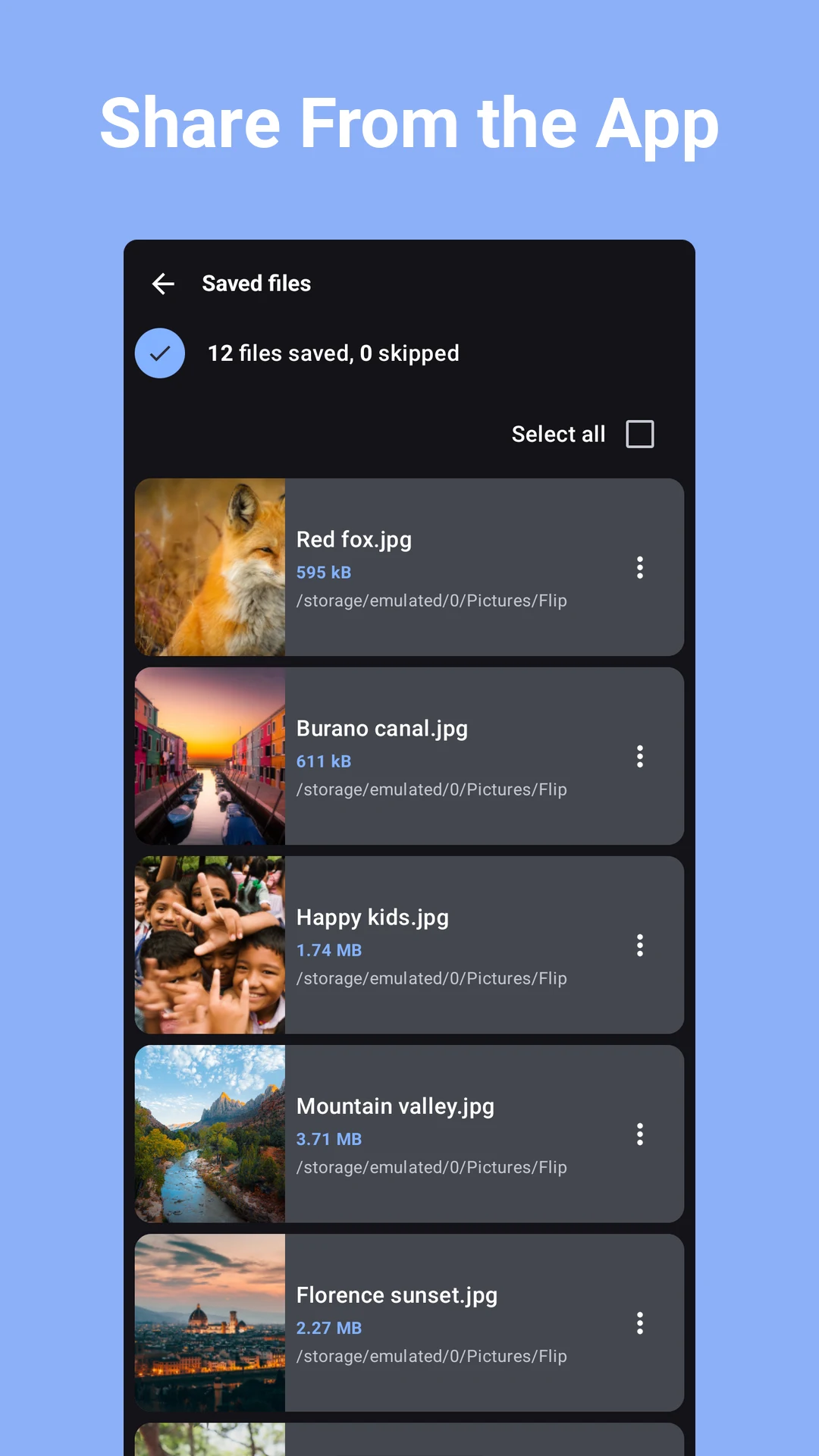 Flip Image - Mirror Photos screenshot