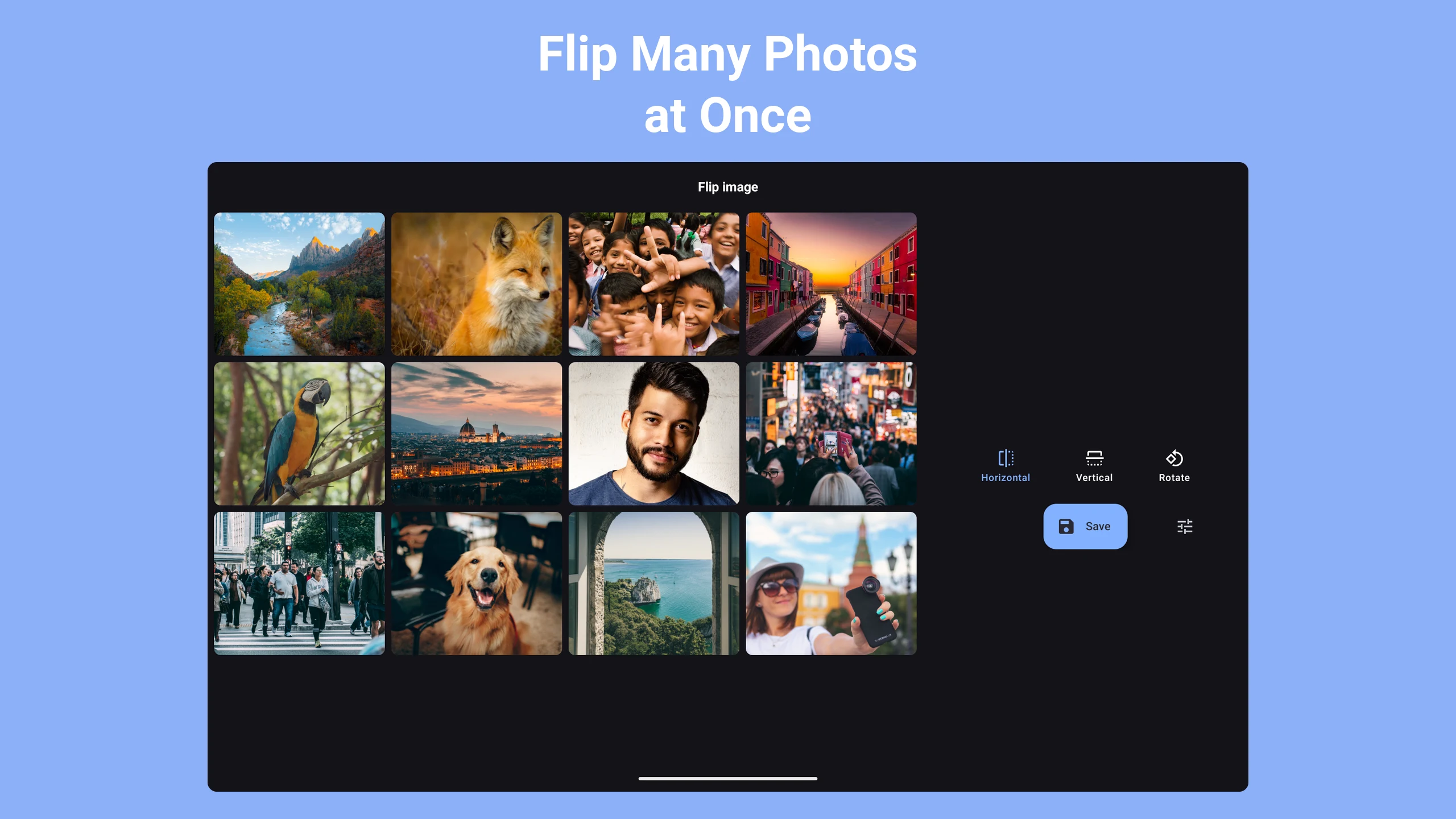 Flip Image - Mirror Photos screenshot